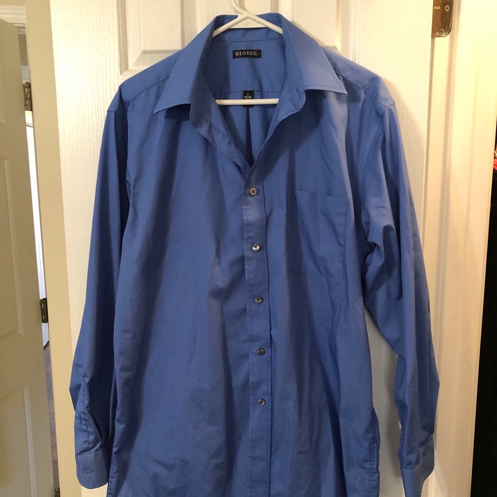 Men’s George brand blue dress shirt